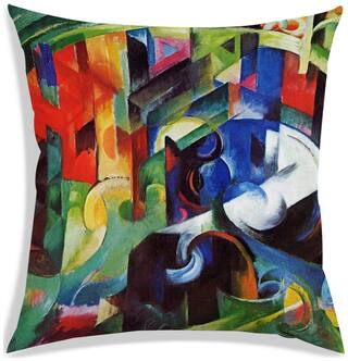 RADANYA Abstract Cushion Cover 18x18 inch