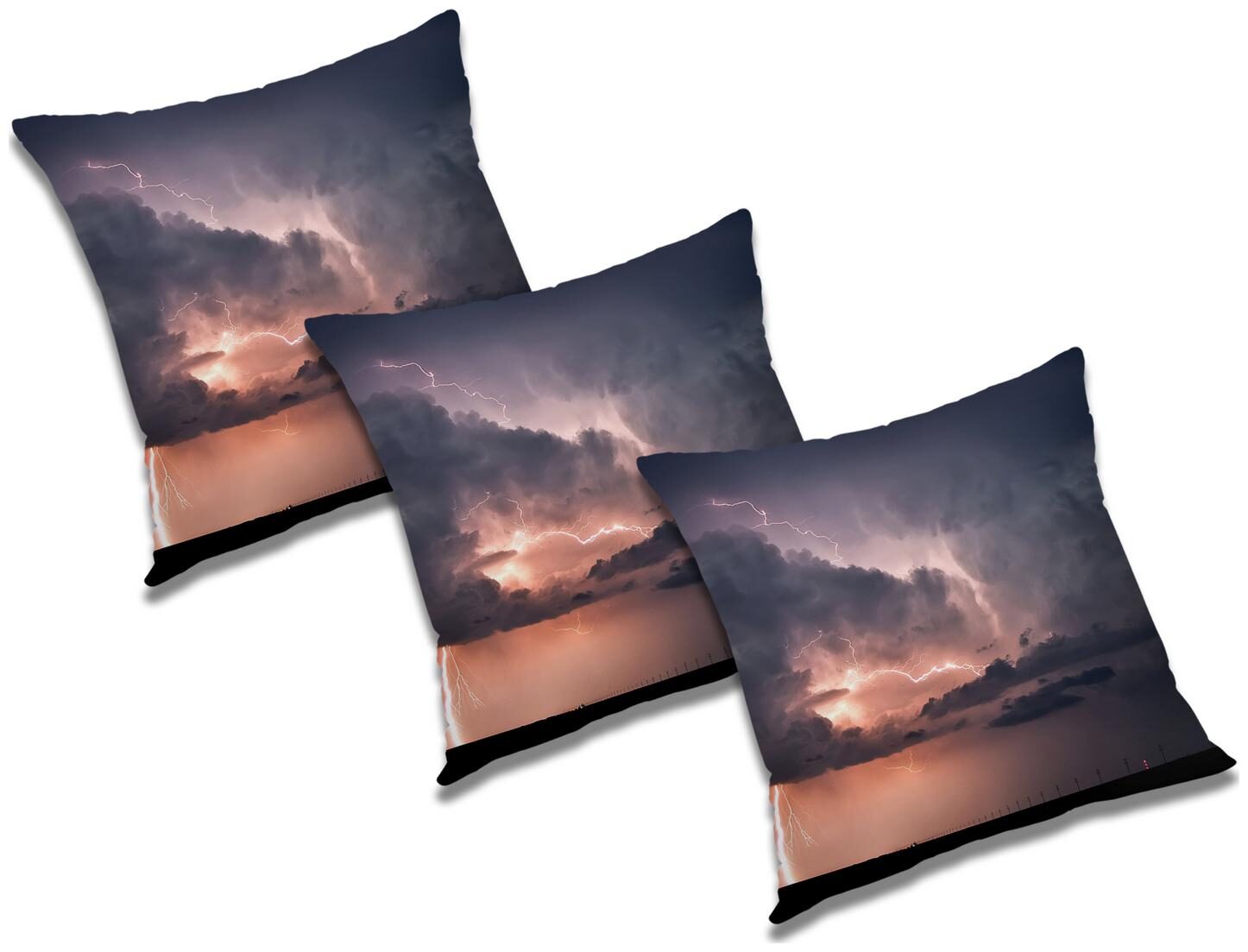 

RADANYA Abstract Cushion Cover with Filler (Set of 3) 16x16 inch