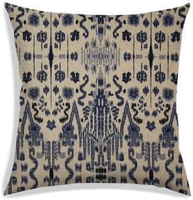RADANYA Abstract Polyester Beige Cushion Cover ( Extra large , Pack of 1 )