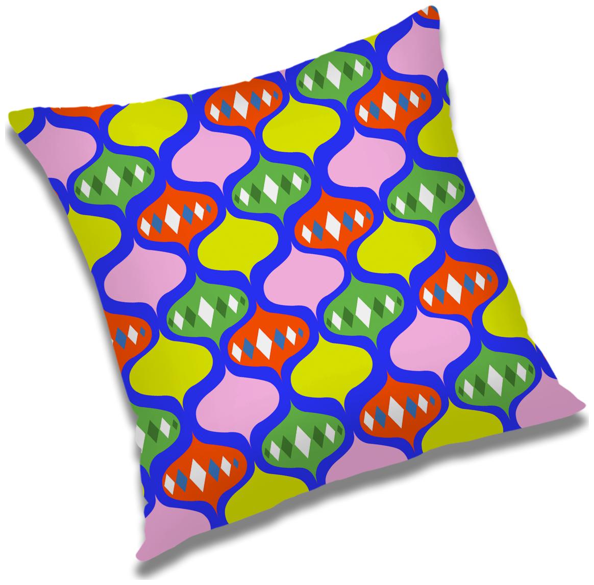 

RADANYA Abstract Cushion Cover with Filler Set 18x18 inch