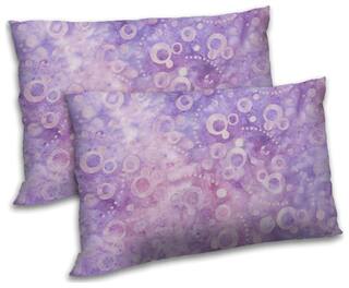 RADANYA Polyester Abstract Pillow Covers ( Pack of 2 , Purple )