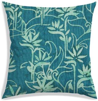 RADANYA Abstract Polyester Blue Cushion Cover ( Extra large , Pack of 1 )