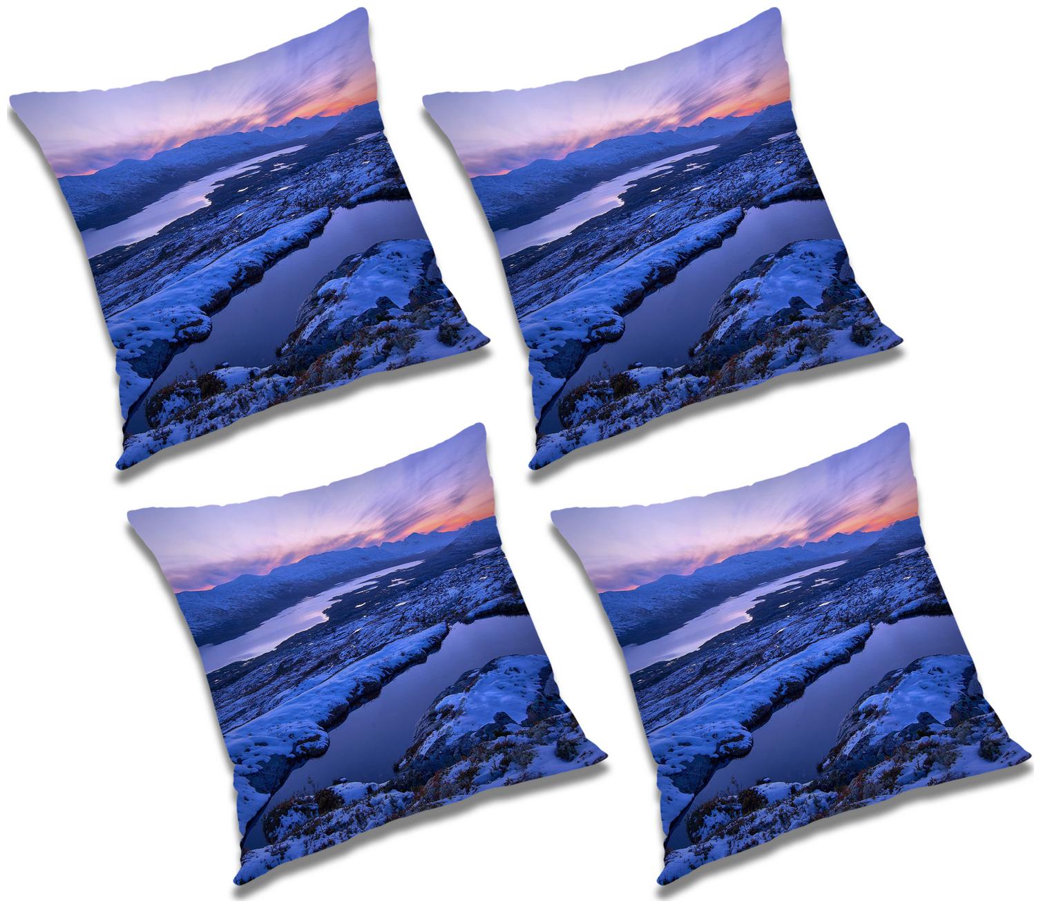 

RADANYA Abstract Cushion Cover with Filler (Set of 4) 24x24 inch
