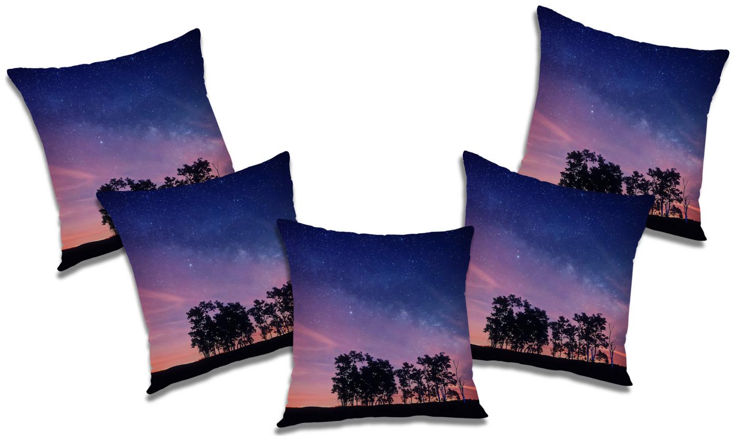 

RADANYA Abstract Cushion Cover with Filler (Set of 5) 12X12 inch