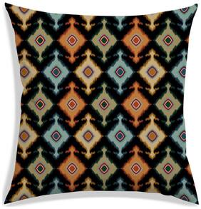 RADANYA Abstract Polyester Black Cushion Cover ( Regular , Pack of 1 )