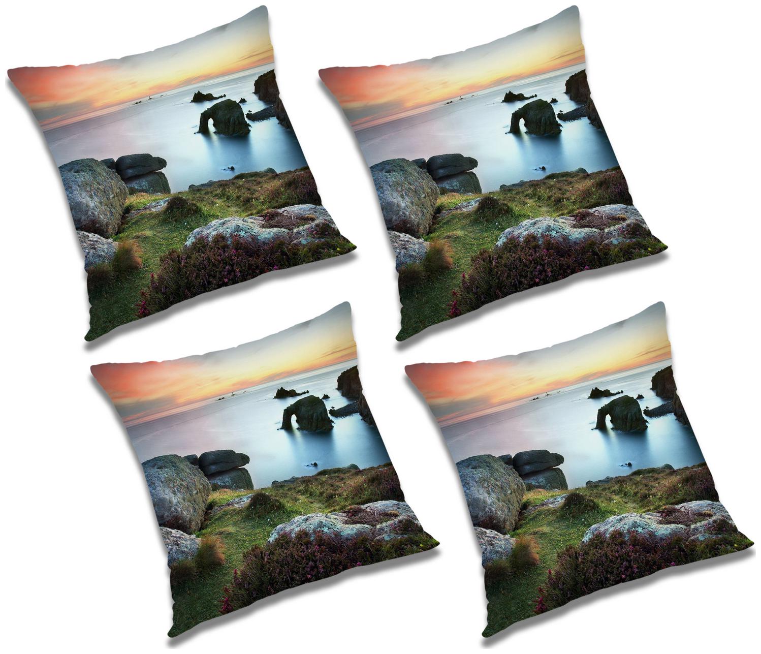 

RADANYA Abstract Cushion Cover with Filler (Set of 4) 20x20 inch