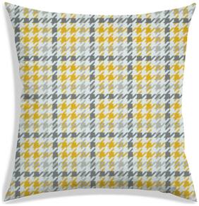 RADANYA Abstract Polyester White Cushion Cover ( Small , Pack of 1 )