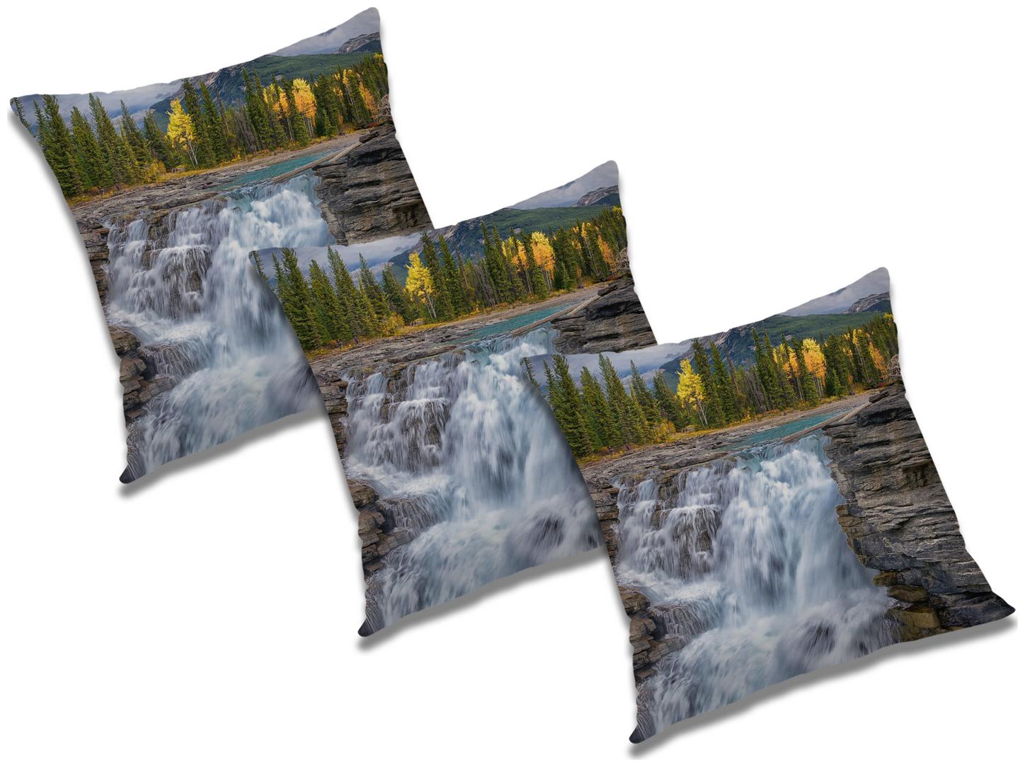 

RADANYA Abstract Cushion Cover with Filler (Set of 3) 16x16 inch