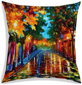RADANYA Abstract Cushion Cover 24x24 inch