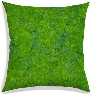 RADANYA Abstract Polyester Green Cushion Cover ( Large , Pack of 1 )