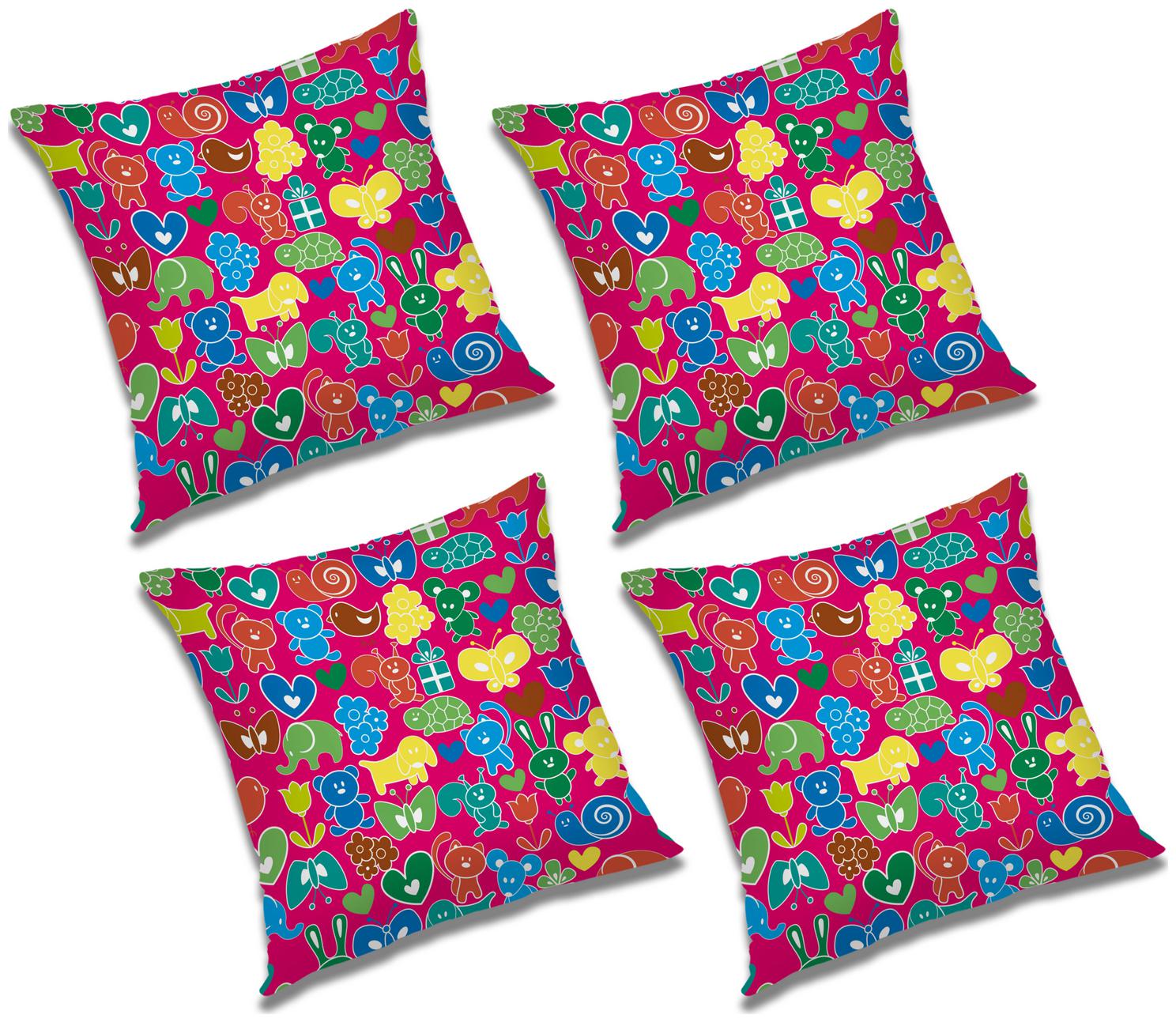 

RADANYA Abstract Cushion Cover with Filler (Set of 4) 24x24 inch