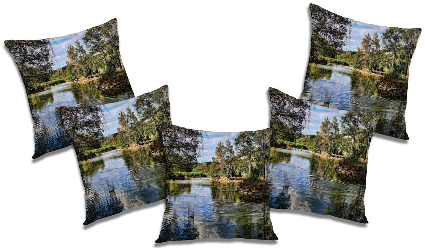 

RADANYA Abstract Cushion Cover (Set of 5) 24x24 inch