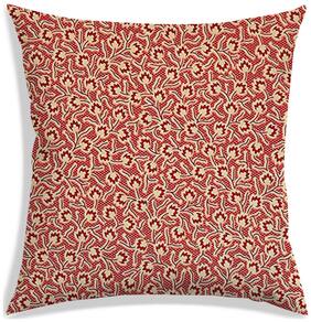 RADANYA Abstract Polyester Red Cushion Cover ( Regular , Pack of 1 )