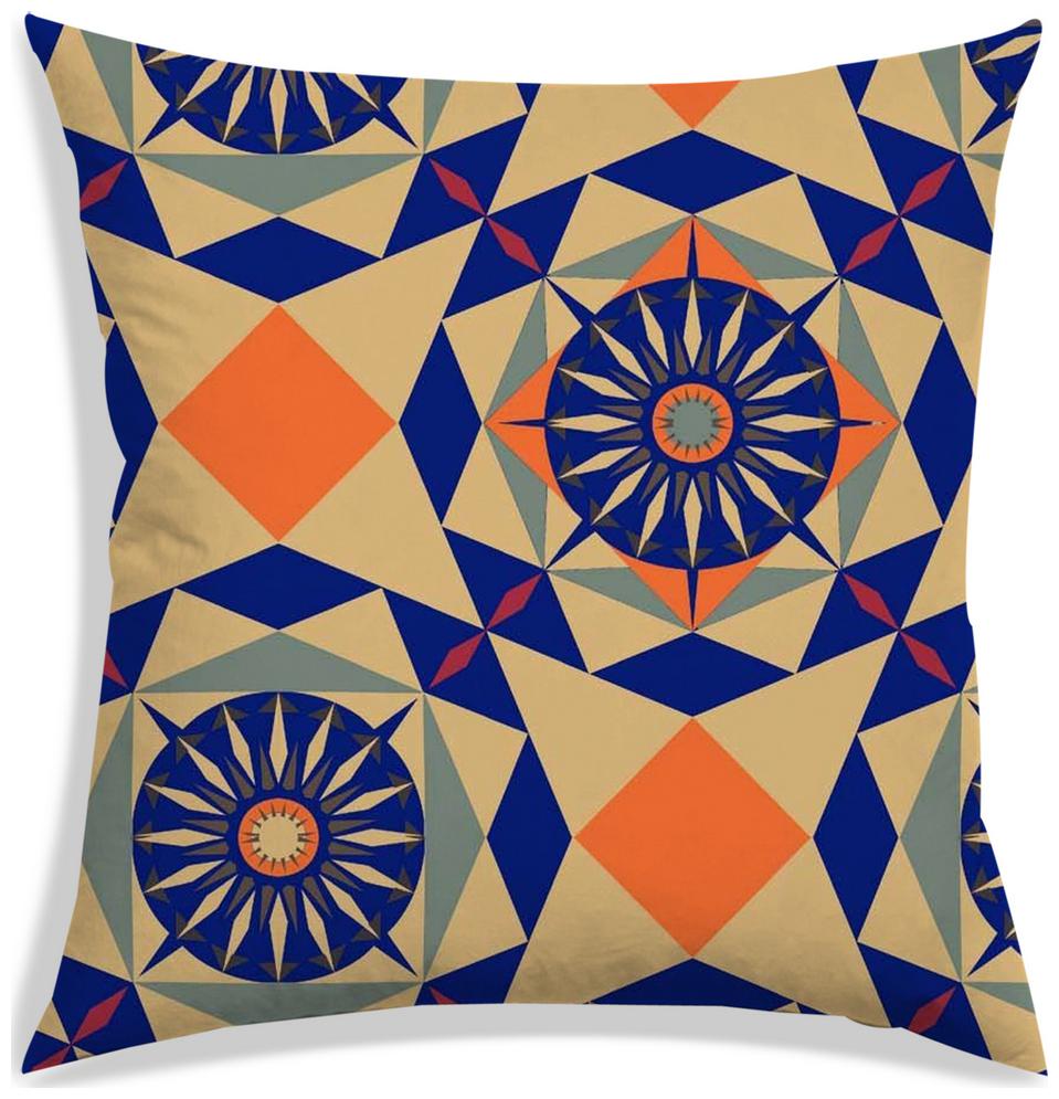 

RADANYA Abstract Polyester Green Cushion Cover ( Large Pack of 1 )