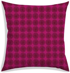 RADANYA Abstract Polyester Pink Cushion Cover ( Small , Pack of 1 )