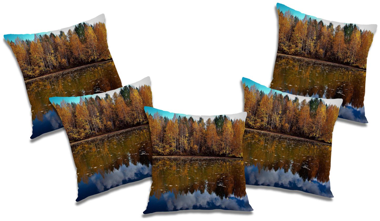 

RADANYA Abstract Cushion Cover with Filler (Set of 5) 20x20 inch
