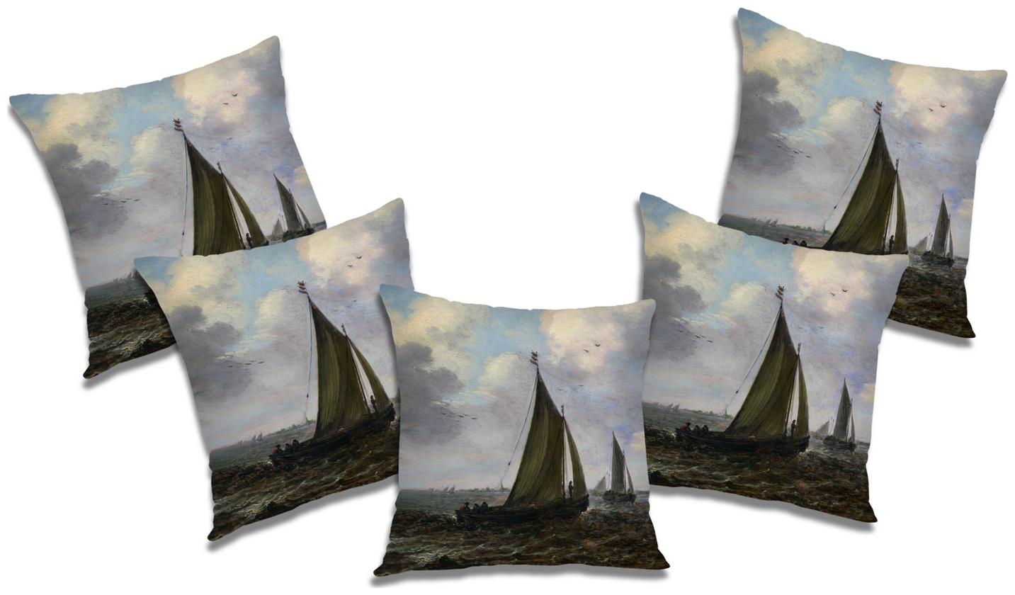 

RADANYA Abstract Cushion Cover with Filler (Set of 5) 20x20 inch