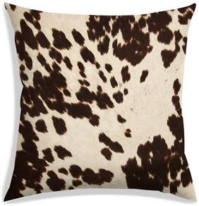RADANYA Abstract Polyester Beige Cushion Cover ( Small , Pack of 1 )