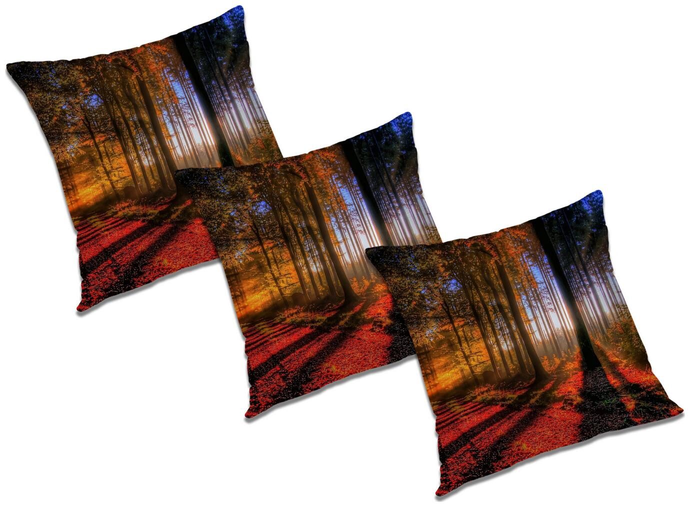 

RADANYA Abstract Cushion Cover with Filler (Set of 3) 12X12 inch