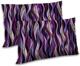 RADANYA Polyester Abstract Pillow Covers ( Pack of 2 , Multi )