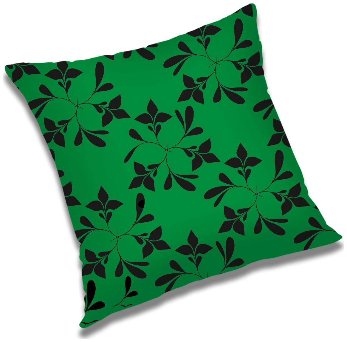 

RADANYA Abstract Polyester Green Cushion Cover ( Regular Pack of 1 )