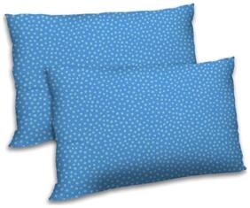 RADANYA Polyester Abstract Pillow Covers ( Pack of 2 , Blue )
