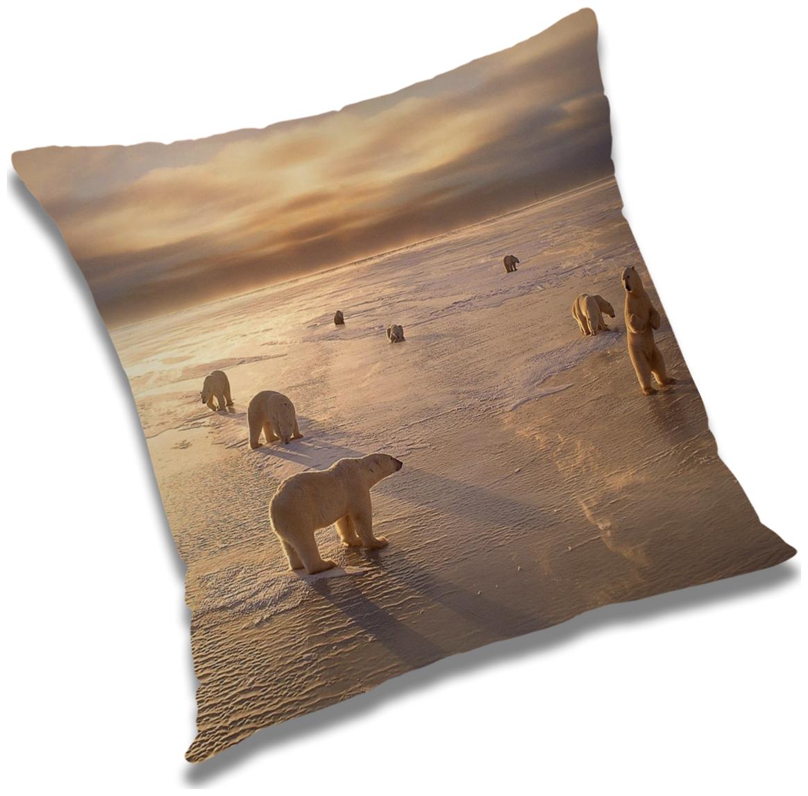 

RADANYA Animal Cushion Cover with Filler Set 18x18 inch