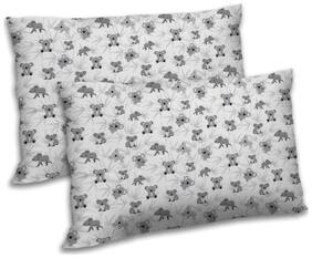 RADANYA Polyester Animal Pillow Covers ( Pack of 2 , Beige )
