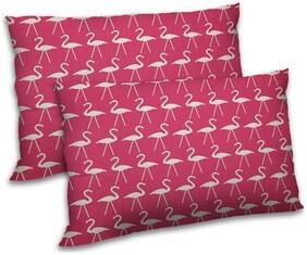 RADANYA Polyester Animal Pillow Covers ( Pack of 2 , Pink )