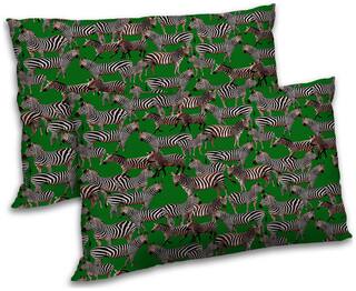 RADANYA Polyester Animal Pillow Covers ( Pack of 2 , Black )