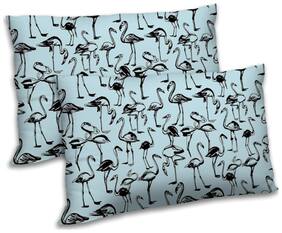 RADANYA Polyester Geometric Pillow Covers ( Pack of 2 , Blue )