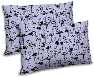 RADANYA Polyester Floral Pillow Covers ( Pack of 2 , Blue )
