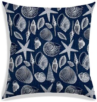 RADANYA Printed Polyester Blue Cushion Cover ( Regular , Pack of 1 )