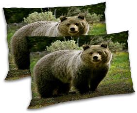 RADANYA Polyester Animal Pillow Covers ( Pack of 2 , Multi )