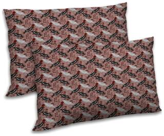 RADANYA Polyester Animal Pillow Covers ( Pack of 2 , Brown )
