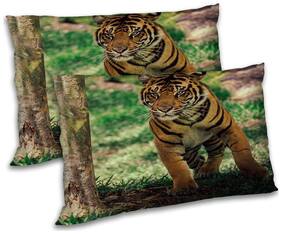RADANYA Polyester Animal Pillow Covers ( Pack of 2 , Multi )