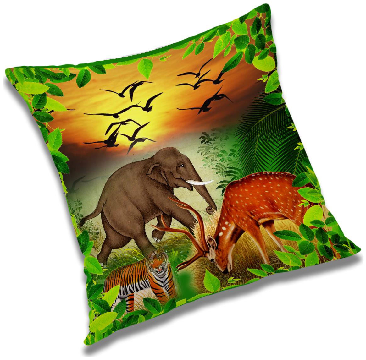

RADANYA Animal Cushion Cover 12x12 inch
