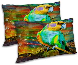 RADANYA Polyester Animal Pillow Covers ( Pack of 2 , Multi )