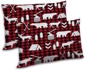 RADANYA Polyester Animal Pillow Covers ( Pack of 2 , Brown )