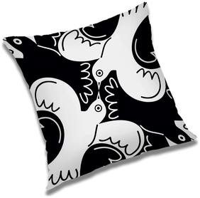 RADANYA Birds Printed Cushion Cover Multicolor,20x20 inch