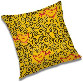 RADANYA Birds Printed Cushion Cover Multicolor,12x12 inch