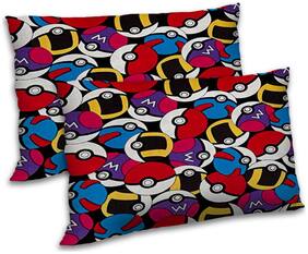 RADANYA Polyester Cartoon Pillow Covers ( Pack of 2 , Multi )