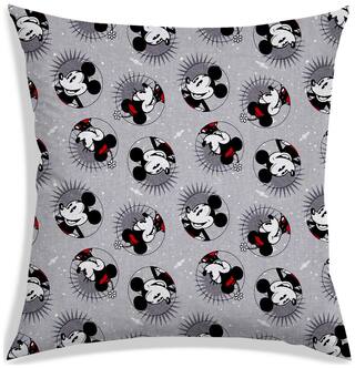 RADANYA Cartoon Polyester Grey Cushion Cover ( Large , Pack of 1 )
