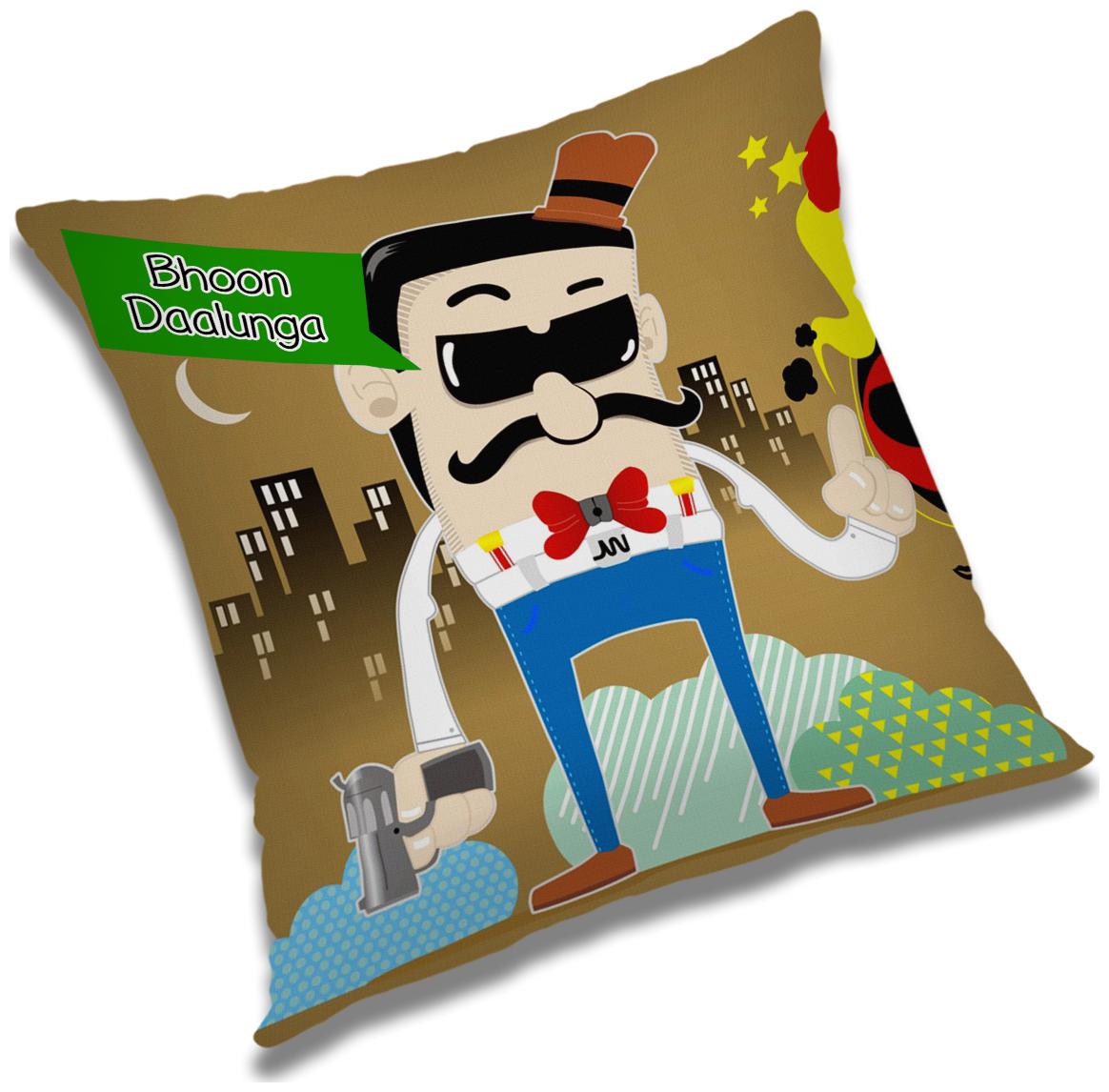 

RADANYA Cartoon Cushion Cover with Filler Set 24x24 inch