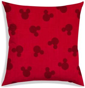 RADANYA Cartoon Polyester Red Cushion Cover ( Regular , Pack of 1 )