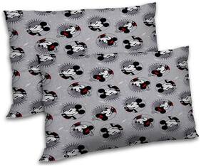 RADANYA Polyester Cartoon Pillow Covers ( Pack of 2 , Grey )