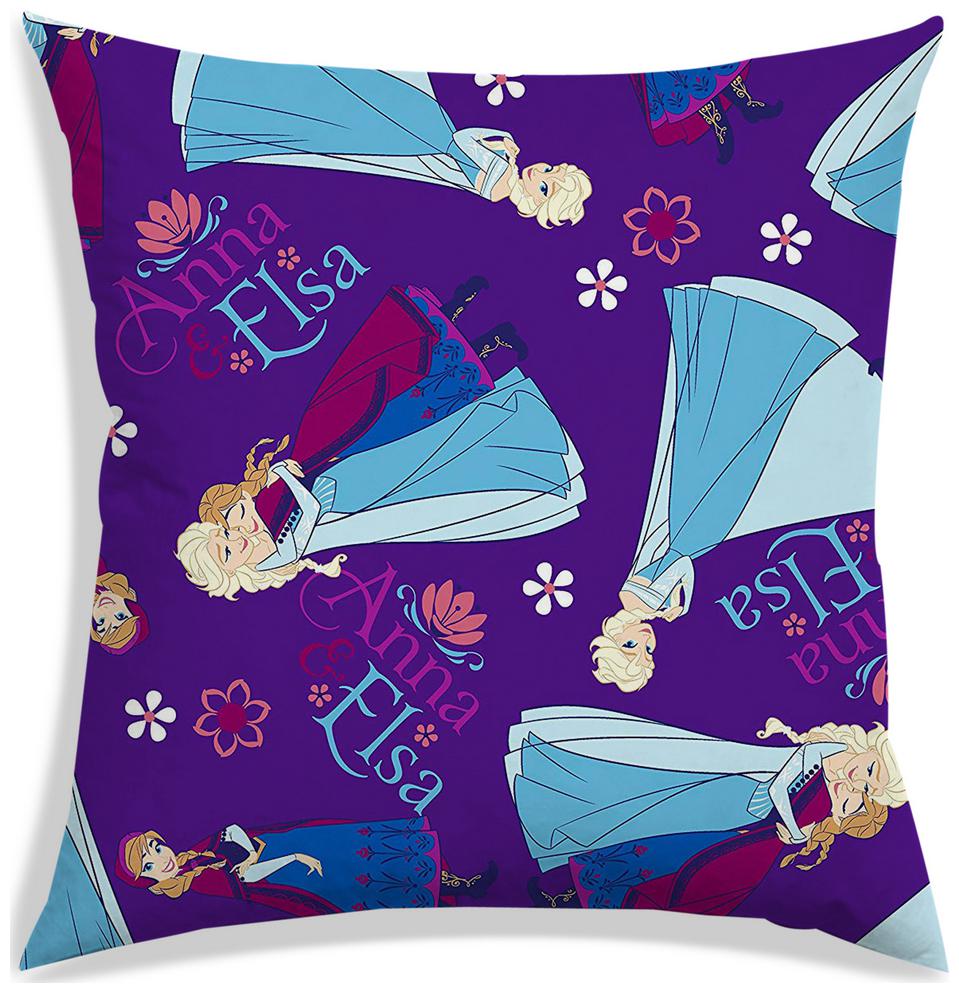 

RADANYA Cartoon Polyester Purple Cushion Cover ( Extra large Pack of 1 )