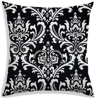 RADANYA Printed Polyester Black Cushion Cover ( Extra large , Pack of 1 )