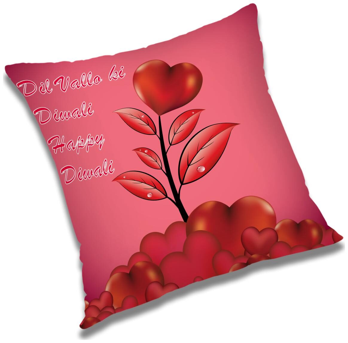 large red cushion