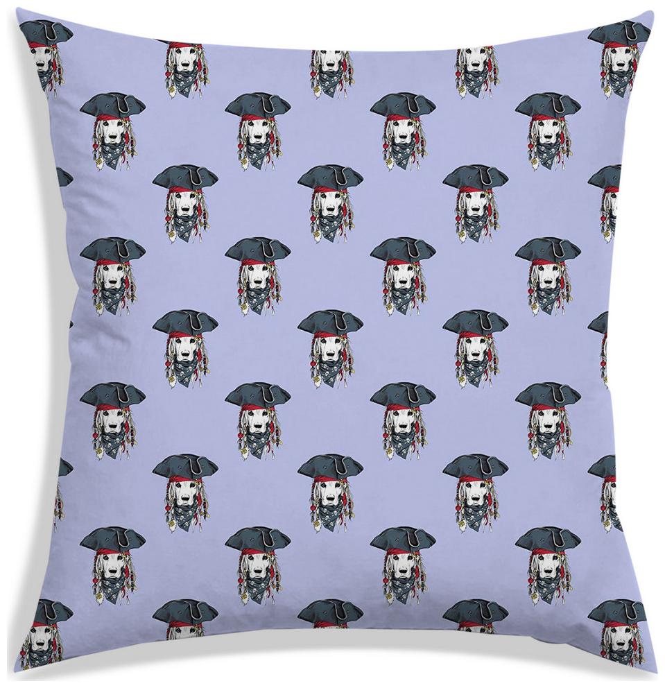 

RADANYA Floral Polyester Purple Cushion Cover ( Small Pack of 1 )